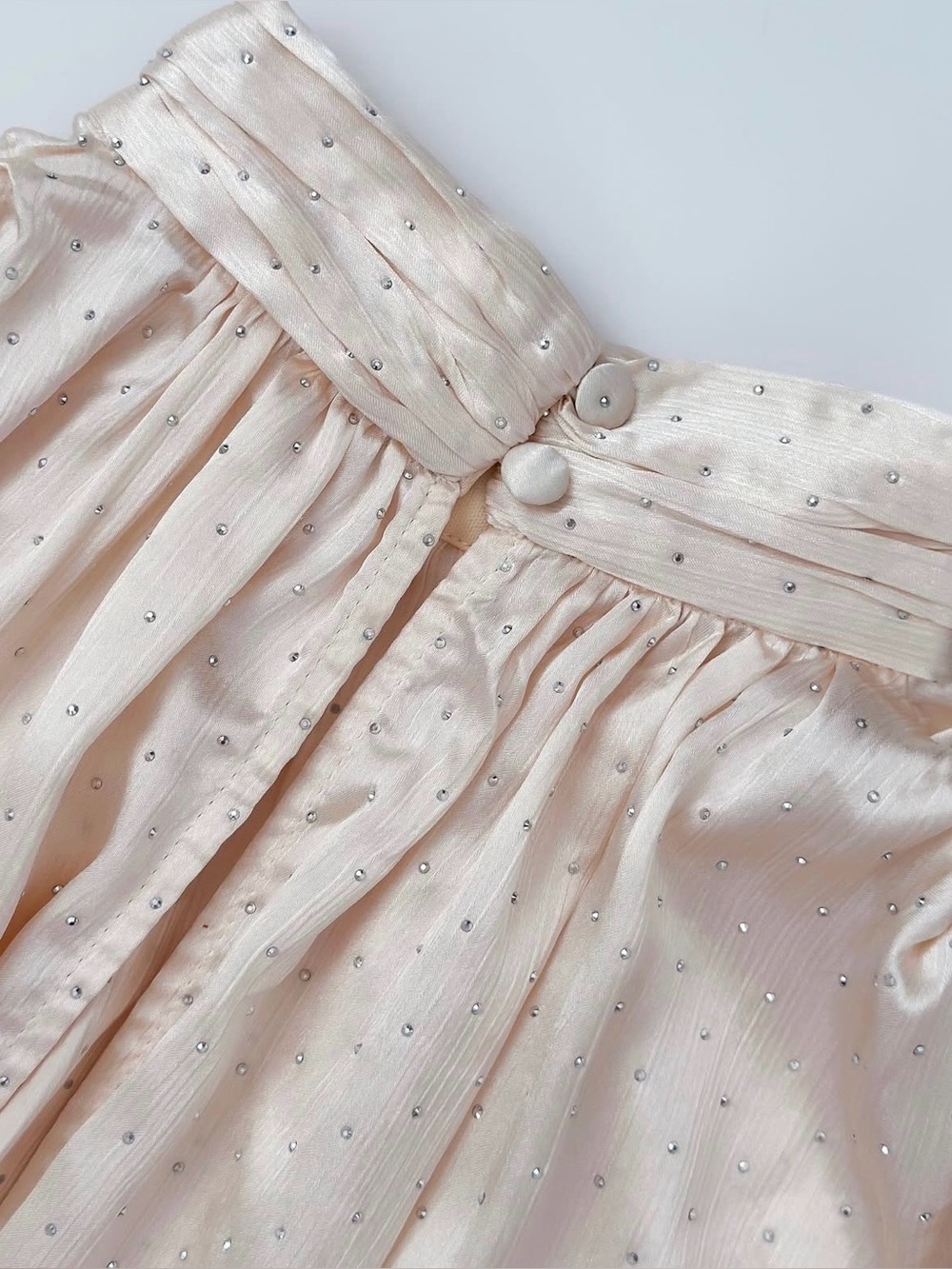 Satin Ruffle Mini Dress - Picture 3 of 5